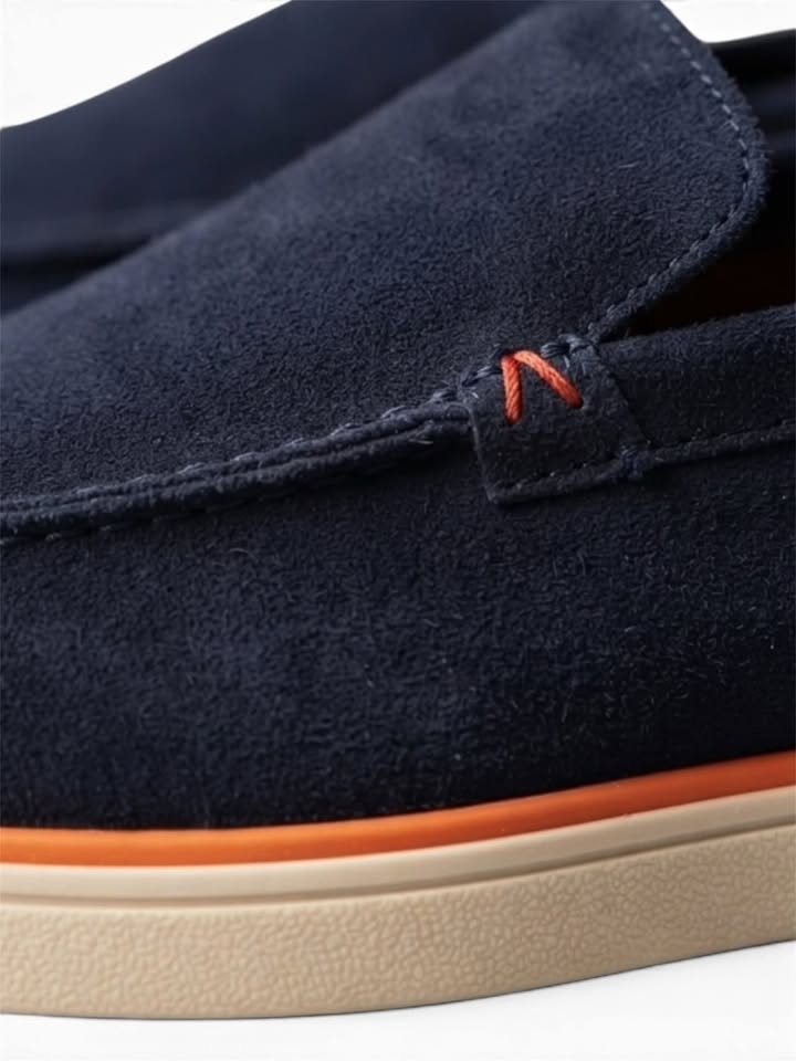 Loafer Velours Velvora | Cuir Naturel