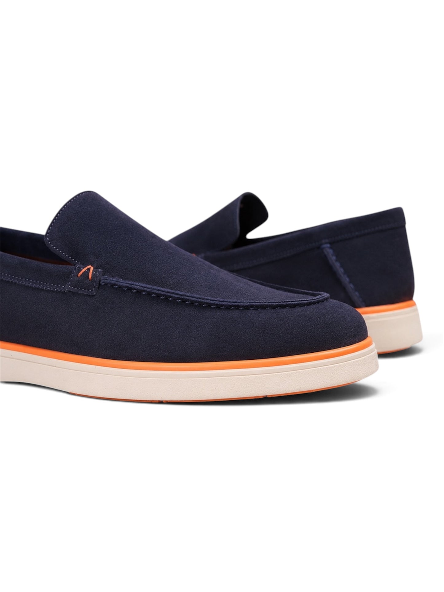 Loafer Velours Bleu Marine VEL VORA | Cuir Naturel