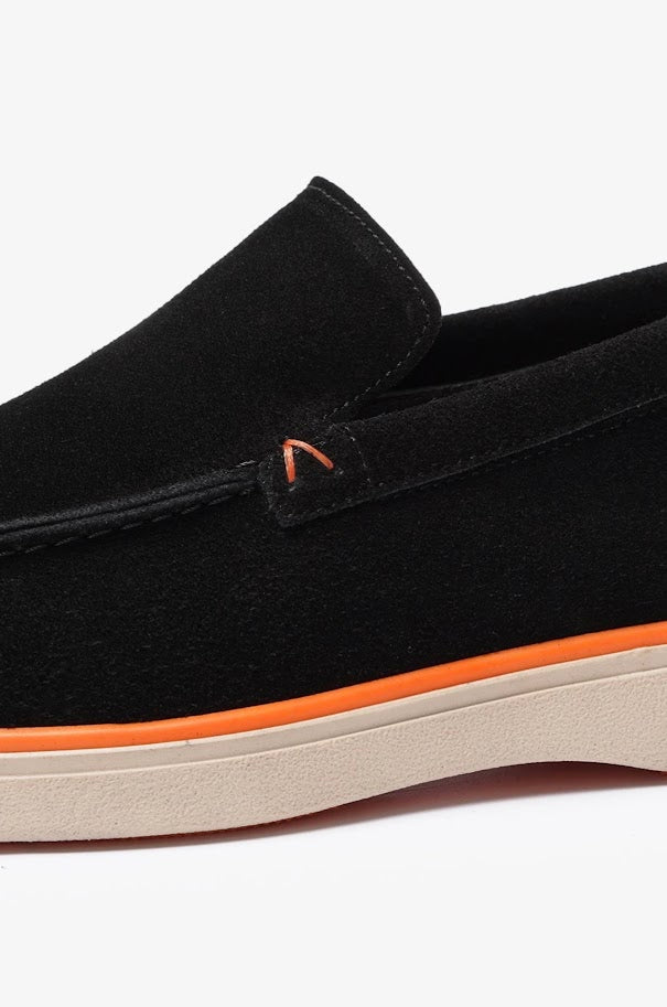 Mocassins VELVORA Homme en Cuir Véritable — Noir — photo 2
